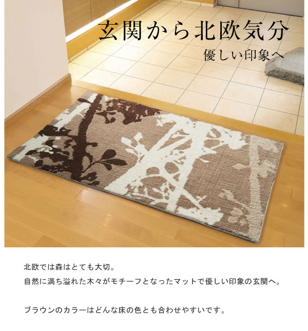 玄関から北欧気分