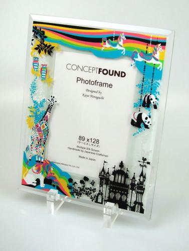 アートデザイン フォトフレームCFP28-01　Merry Go Round(N)ホラグチカヨデザイン　15×19.5cm