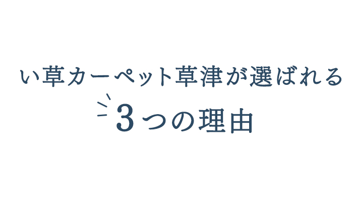 選ばれる3つの理由