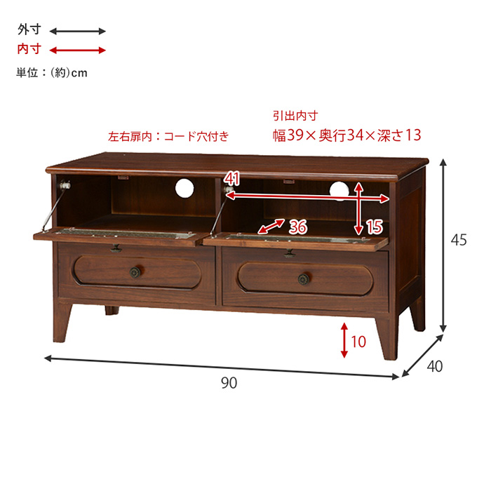 レトロ テレビ台