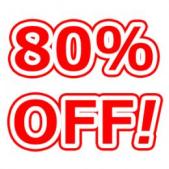 80%OFF