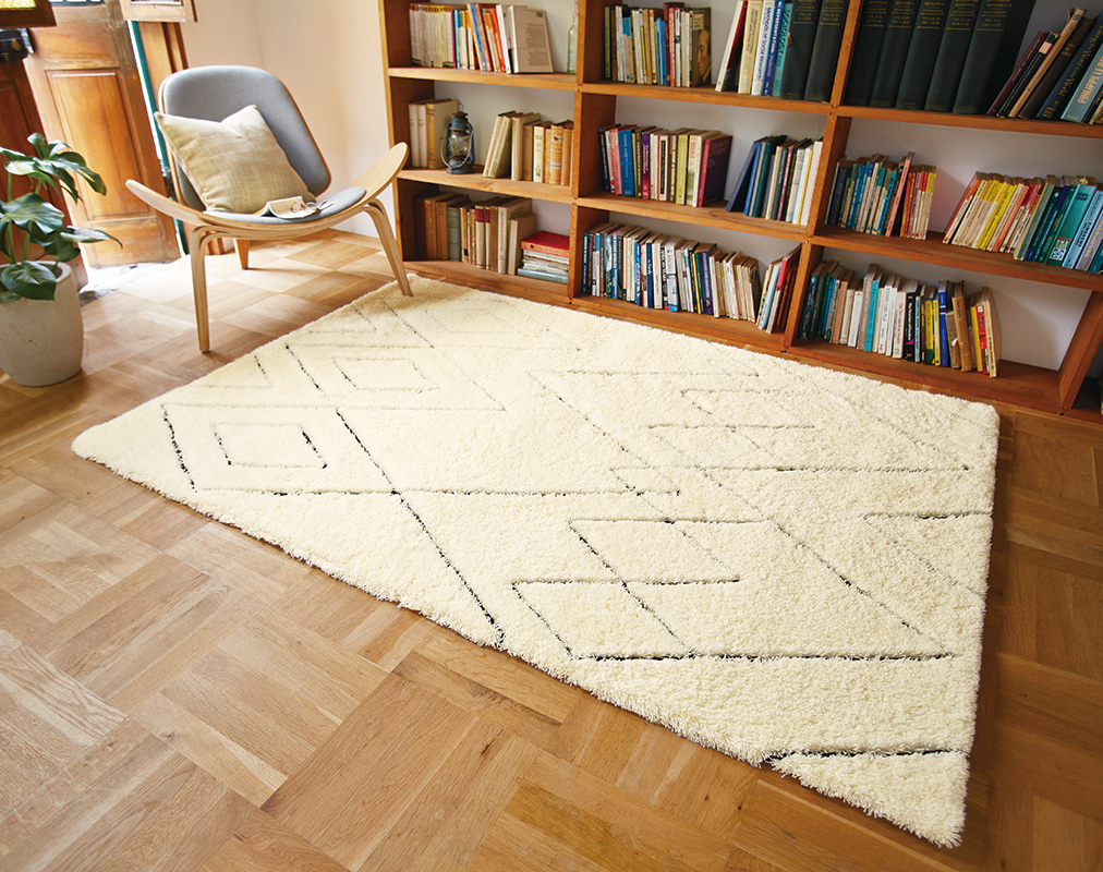 東リラグ Tor3865 デザインラグ カーペット アイボリー ベニワレン風 モロッコ 民族 幾何柄 シンプル ベーシック モダン おしゃれ じゅうたん 約140 0cm オーダーカーペット ラグマット通販ならインテリアショップゆうあい