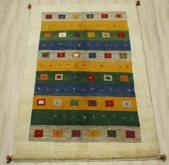 ペルシャギャベ　手織りラグカーペット　ウール100%　BB12318(Y)　約166×239cm マルチ