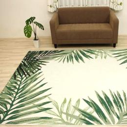 40%OFF 【値下げ中】 【決算セール 対象商品 | 3/28迄】 ベルギー製 輸入カーペット 平織りラグ ボタニカル柄 ラグマット スター19435(Y) STAR #19435 フラットウィルトン オールシーズンラグ